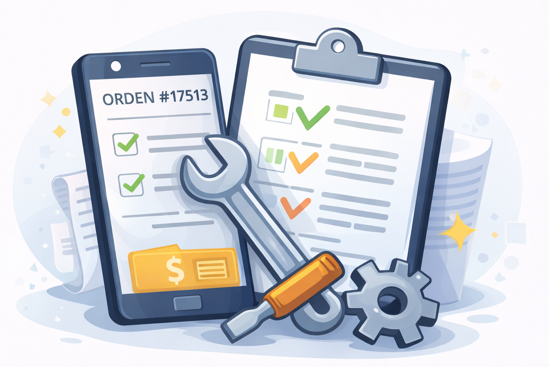 Módulo de reparaciones para talleres de celulares